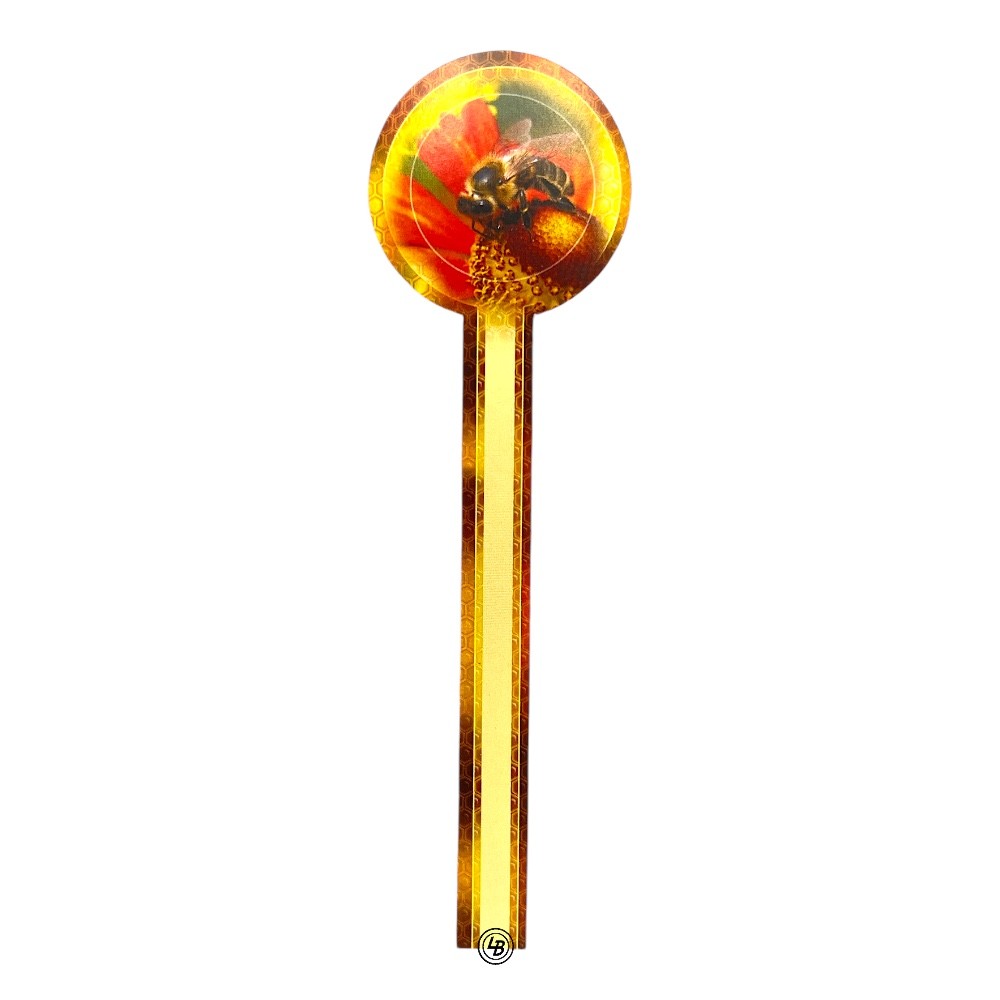 Locksigill "Röd Blomma", 100 st
