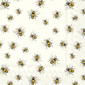 Vita lunchservetter - Lovely Bees