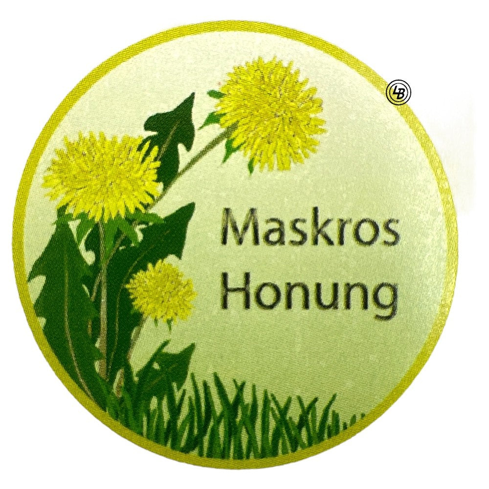 Etiketter, Maskroshonung, 100 st