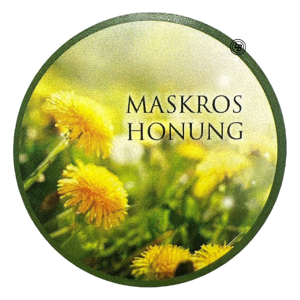 Etiketter, Maskroshonung - modern, 100 st