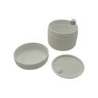 Burk av vit plast till salva 60ml