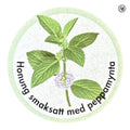 ETIKETT RUND PEPPARMYNTA 100ST