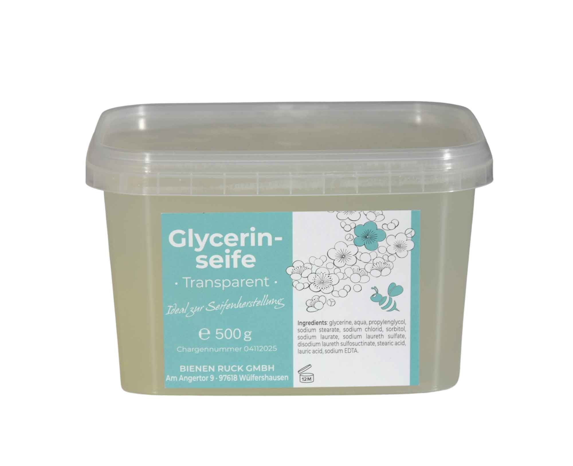 Glycerintvål transparent 500g