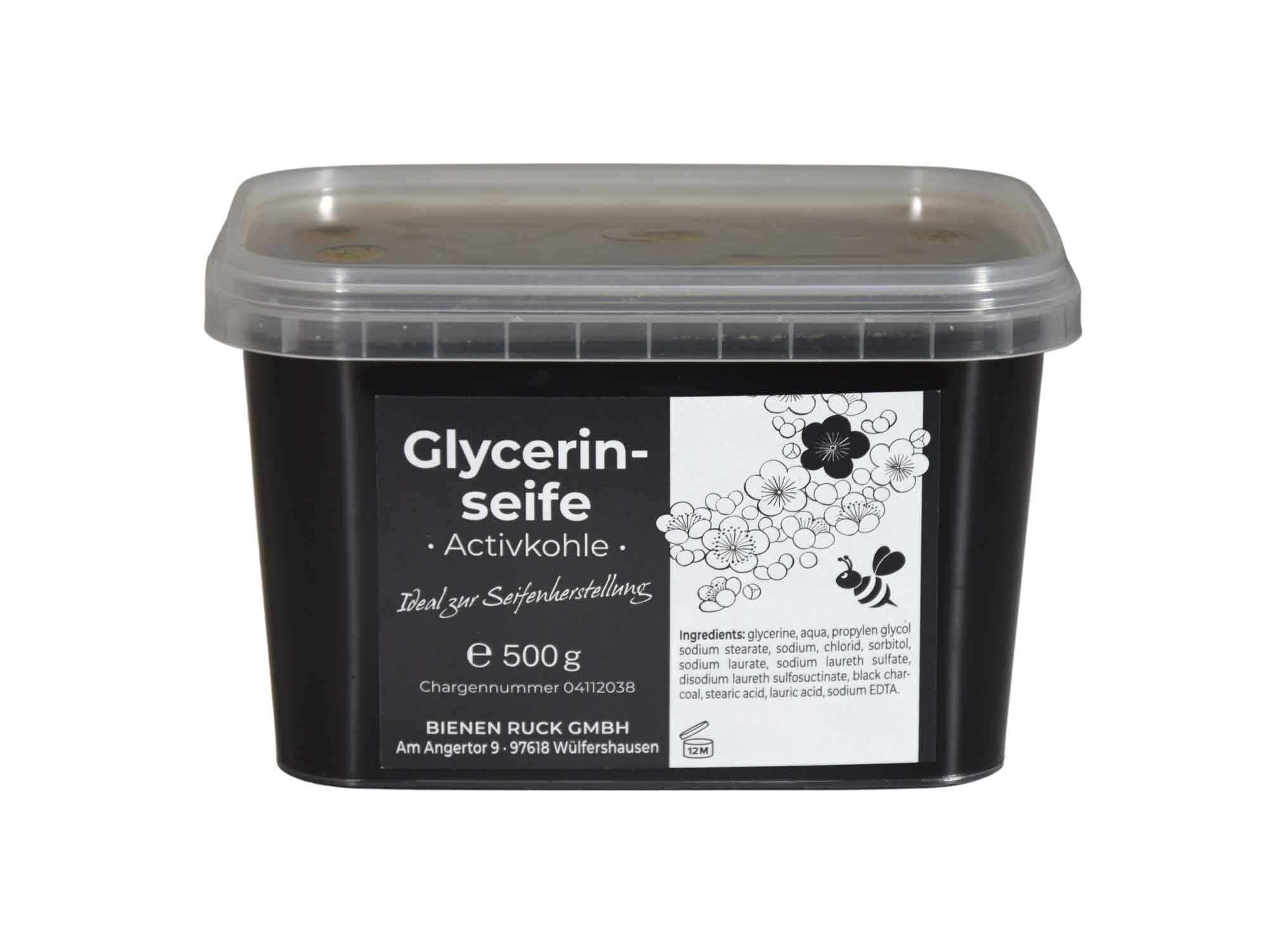 Glycerintvål Aktivkol 500g