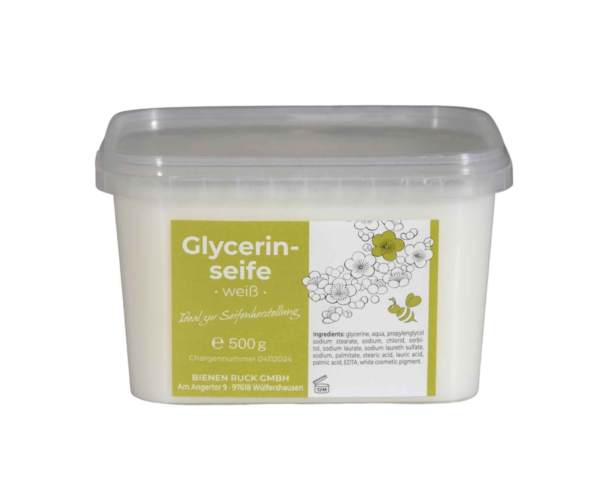 Glycerintvål Vit 500g