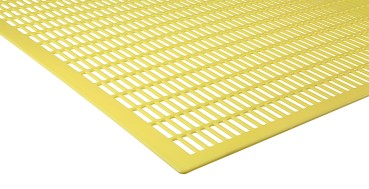 Spärrgaller plast gul 500 x 500 mm
