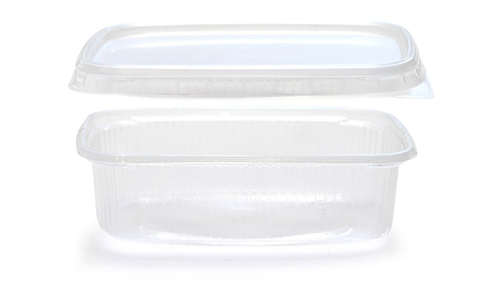 Plastburk 125g med lock, 50 Styck
