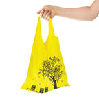 ApiSina® vikbar shoppingväska gul