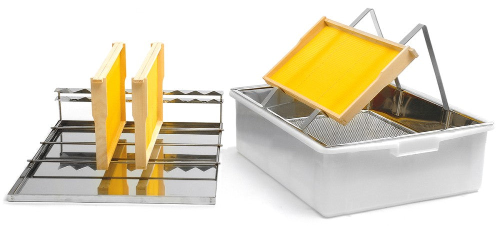 Avtäckningsbricka med ramställ