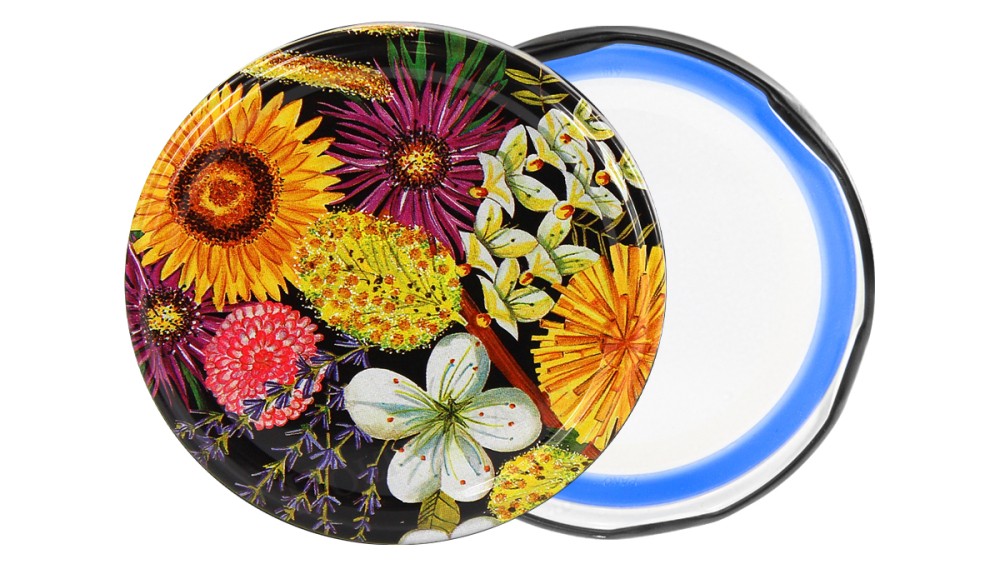 Lock blommotiv 66 mm