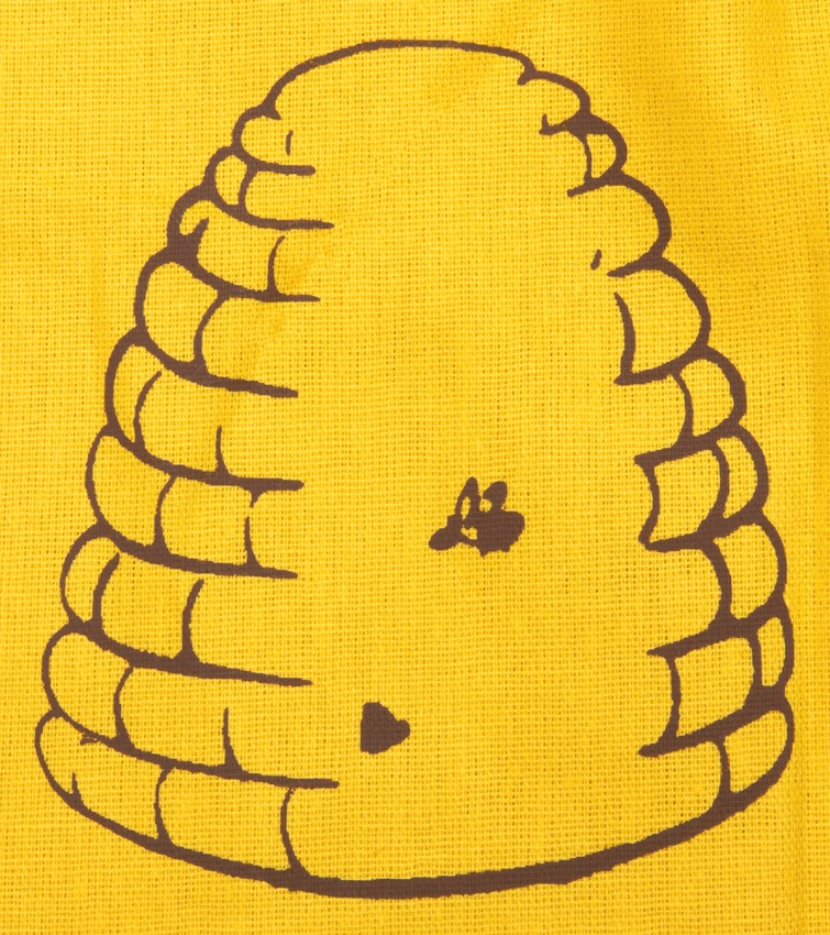 Tygpåse gul "halmkupa"