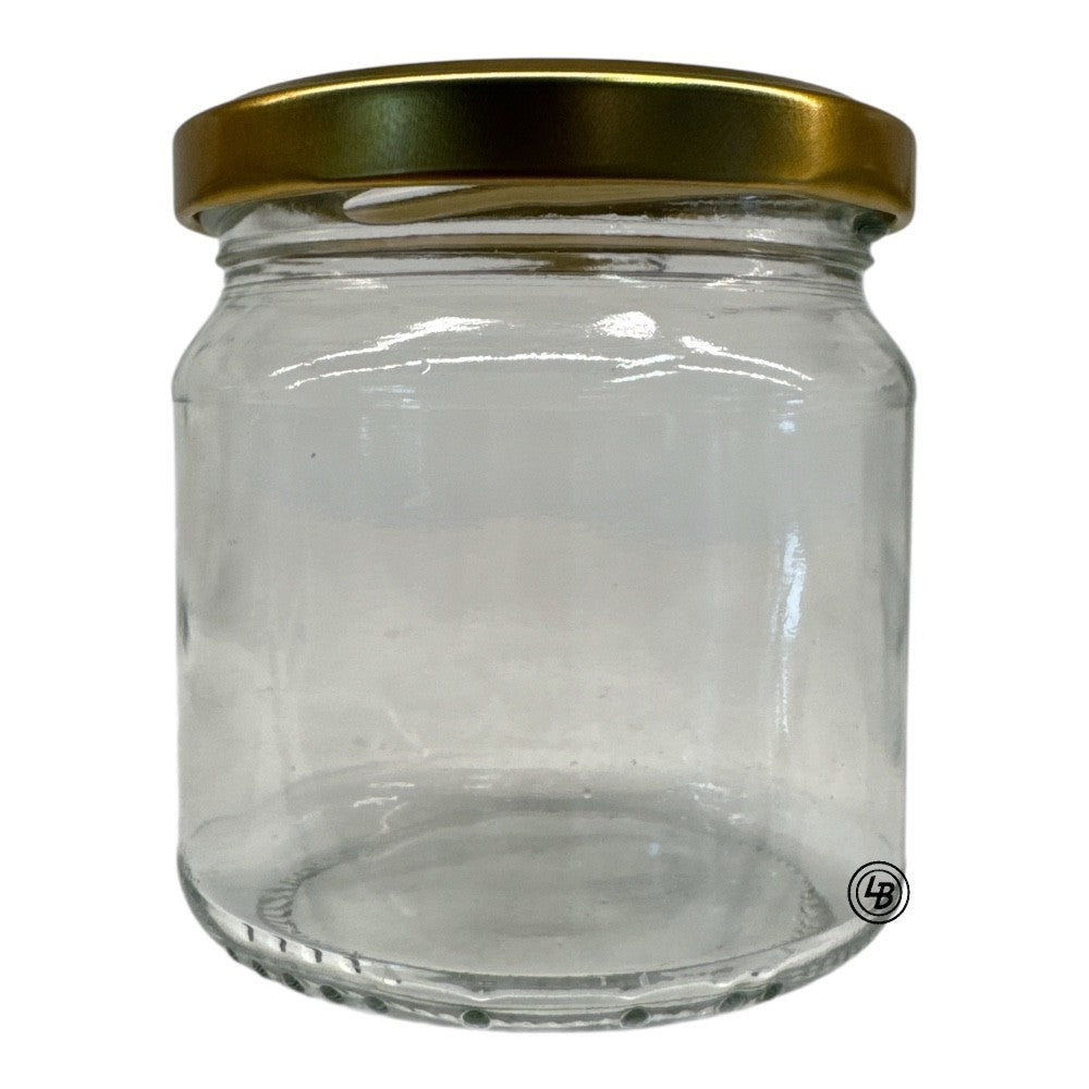 Glas 250gr/212ml. 20st med lock 66mm