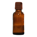 Droppflaska glas 30 ml brun