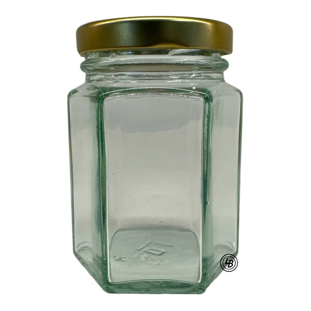 GLASBURK SEXKANTIG 110ML 36/PKT INKL. LOCK 48MM BPA n.i.