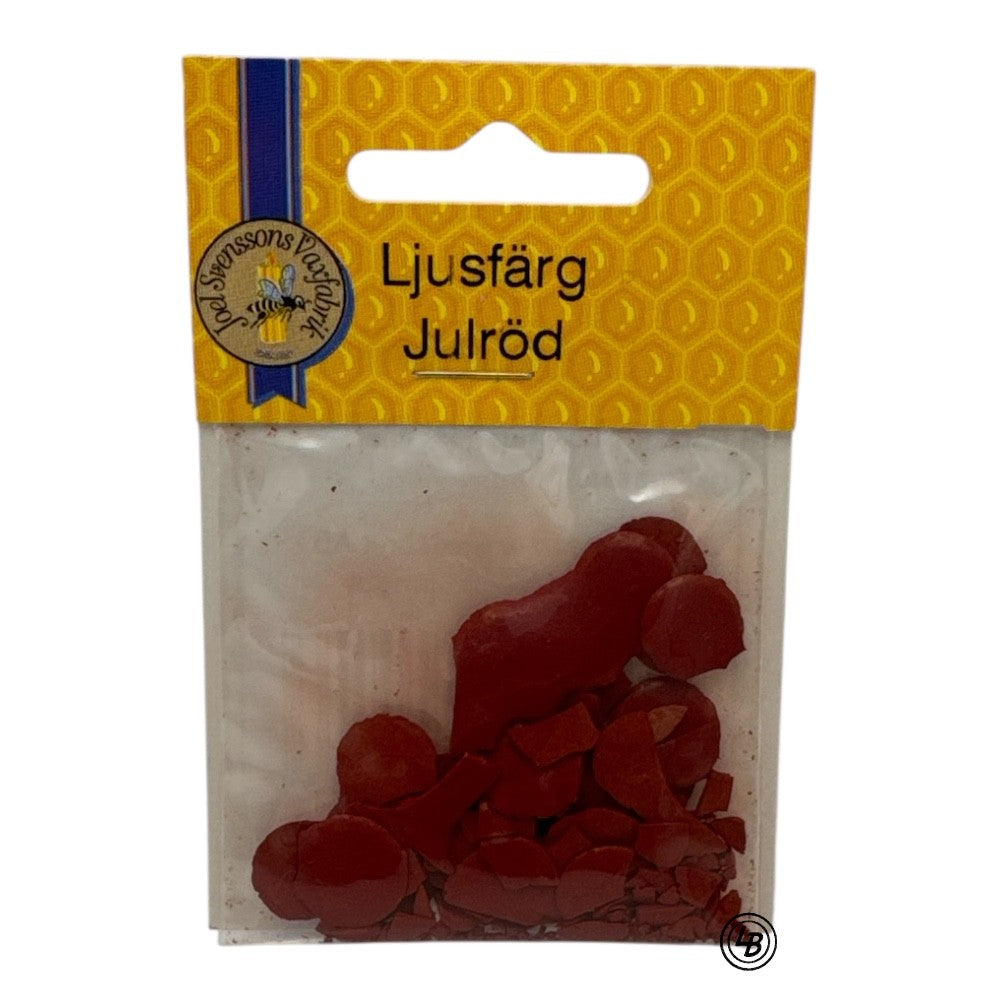 Ljusfärg, Julröd