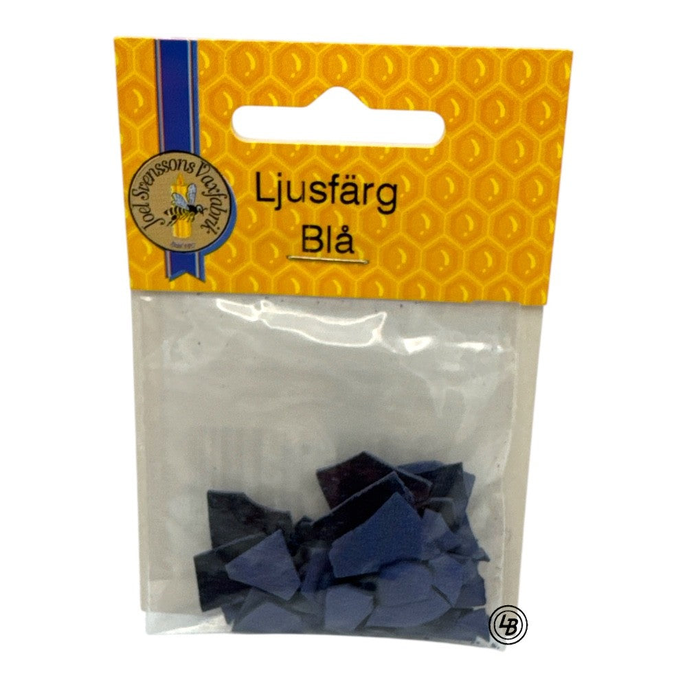 Ljusfärg, Blå
