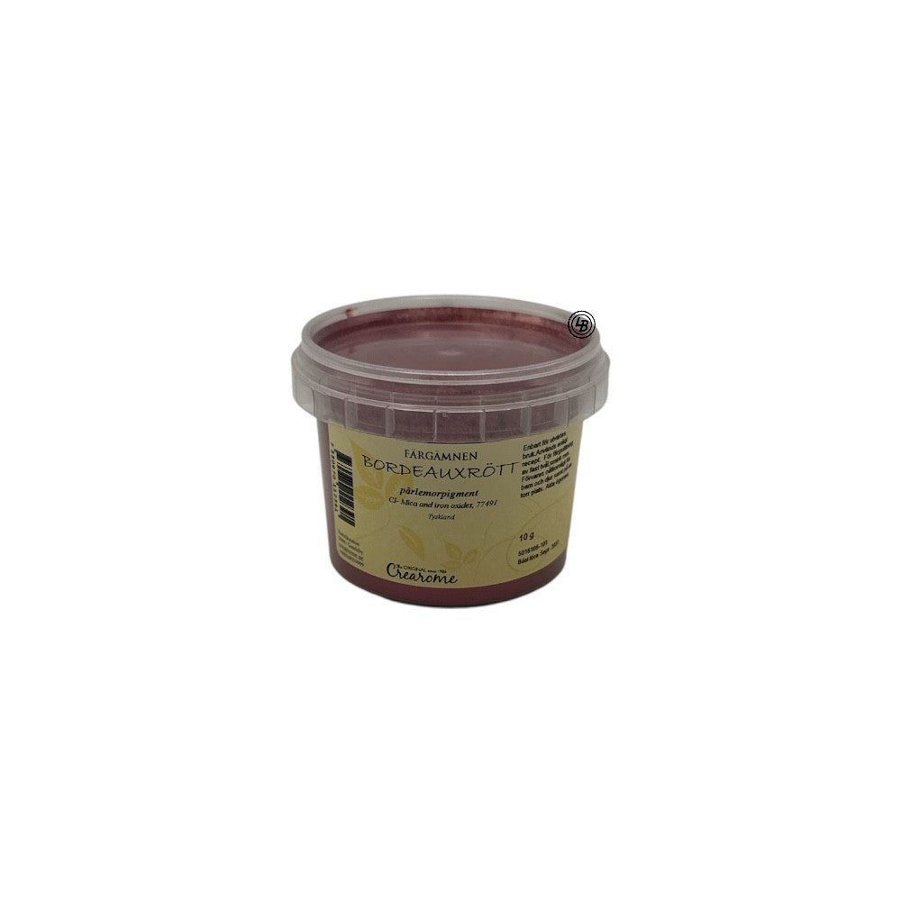 Bordeauxrött pärlemorpigment 10g