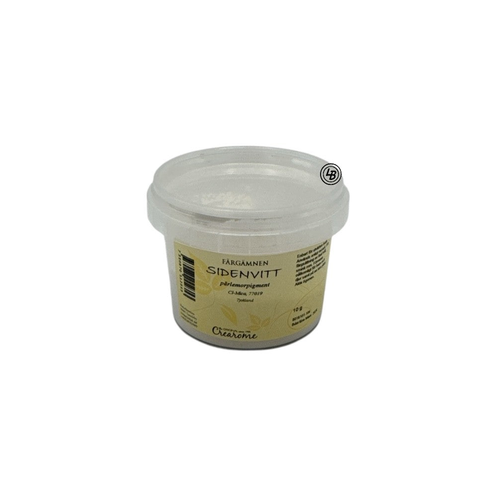 Sidenvitt pärlemorpigment 10g