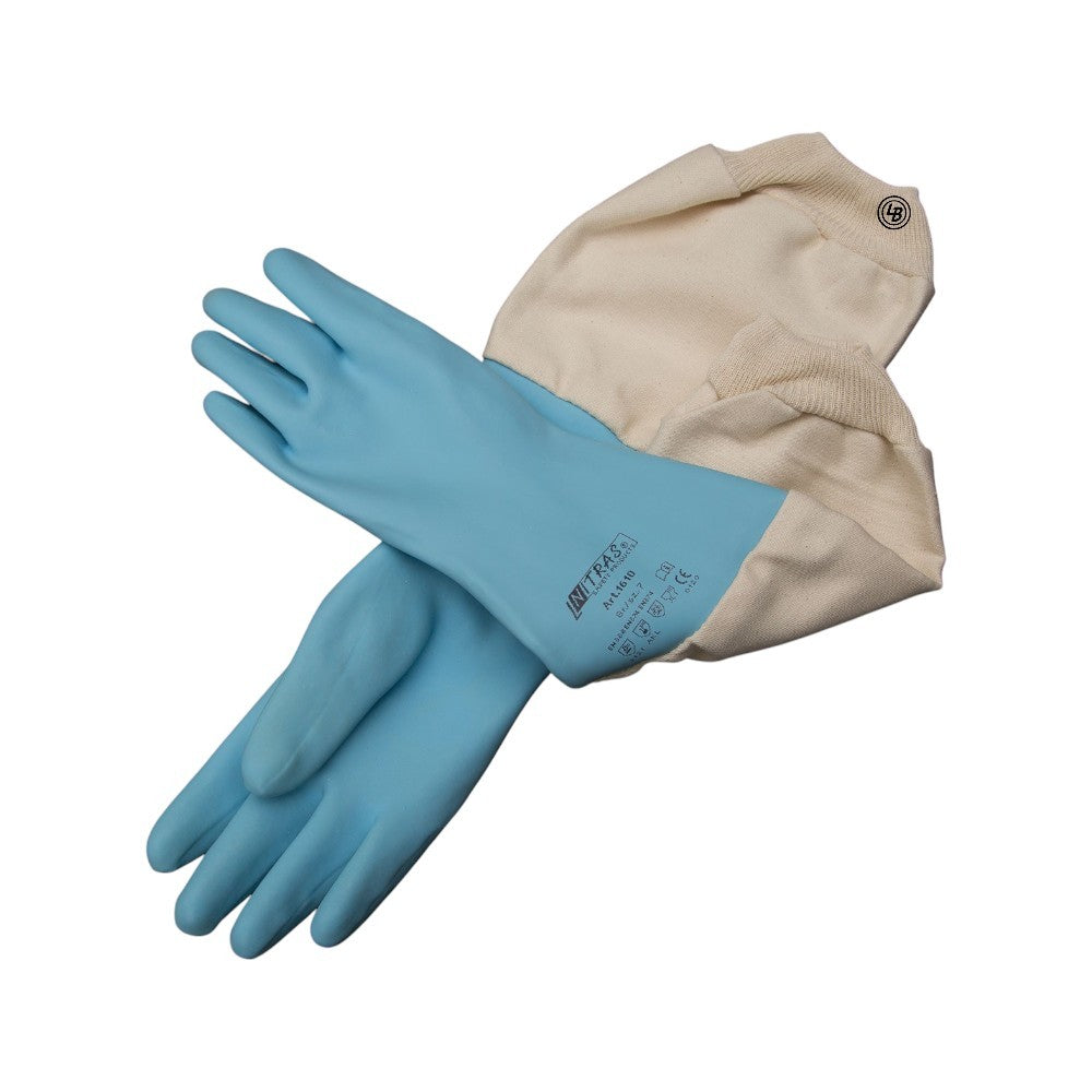 Bihandske Latex med ärmkappa strl 9