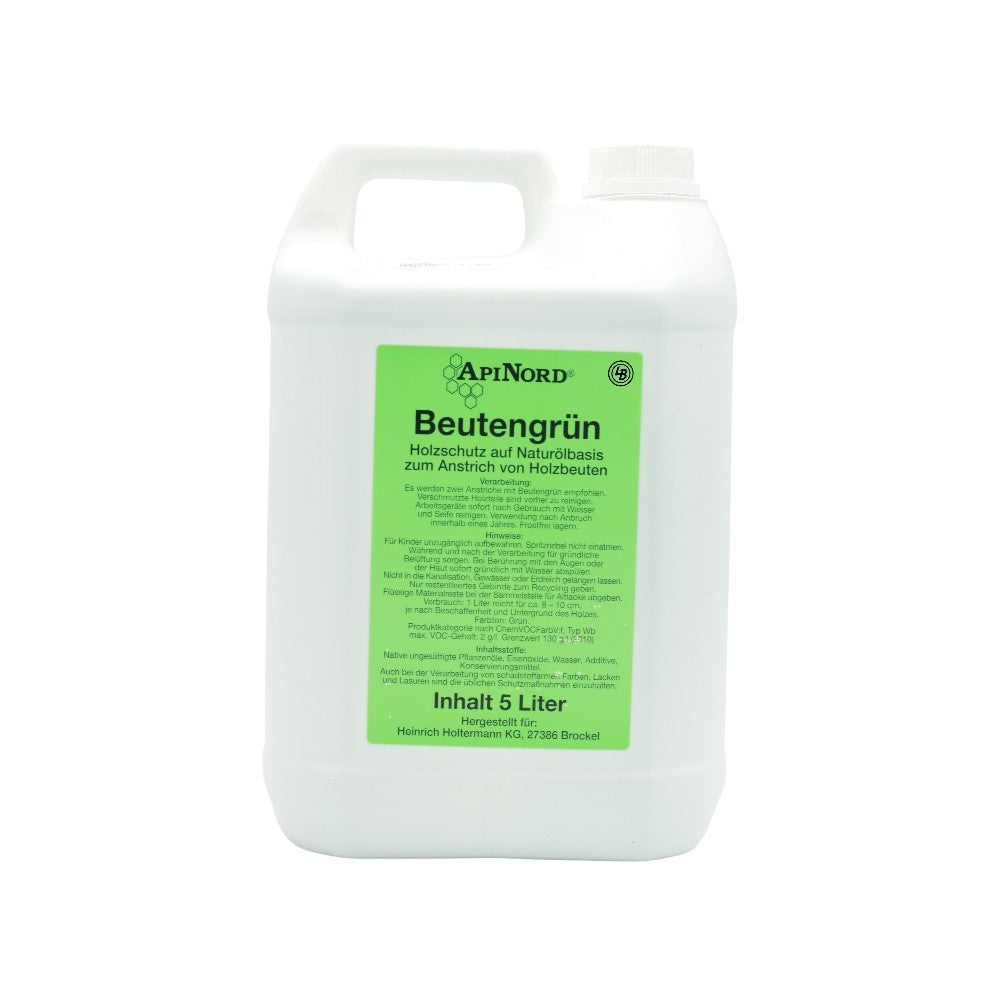 Trälasyr grön oljebaserad, 5 liter