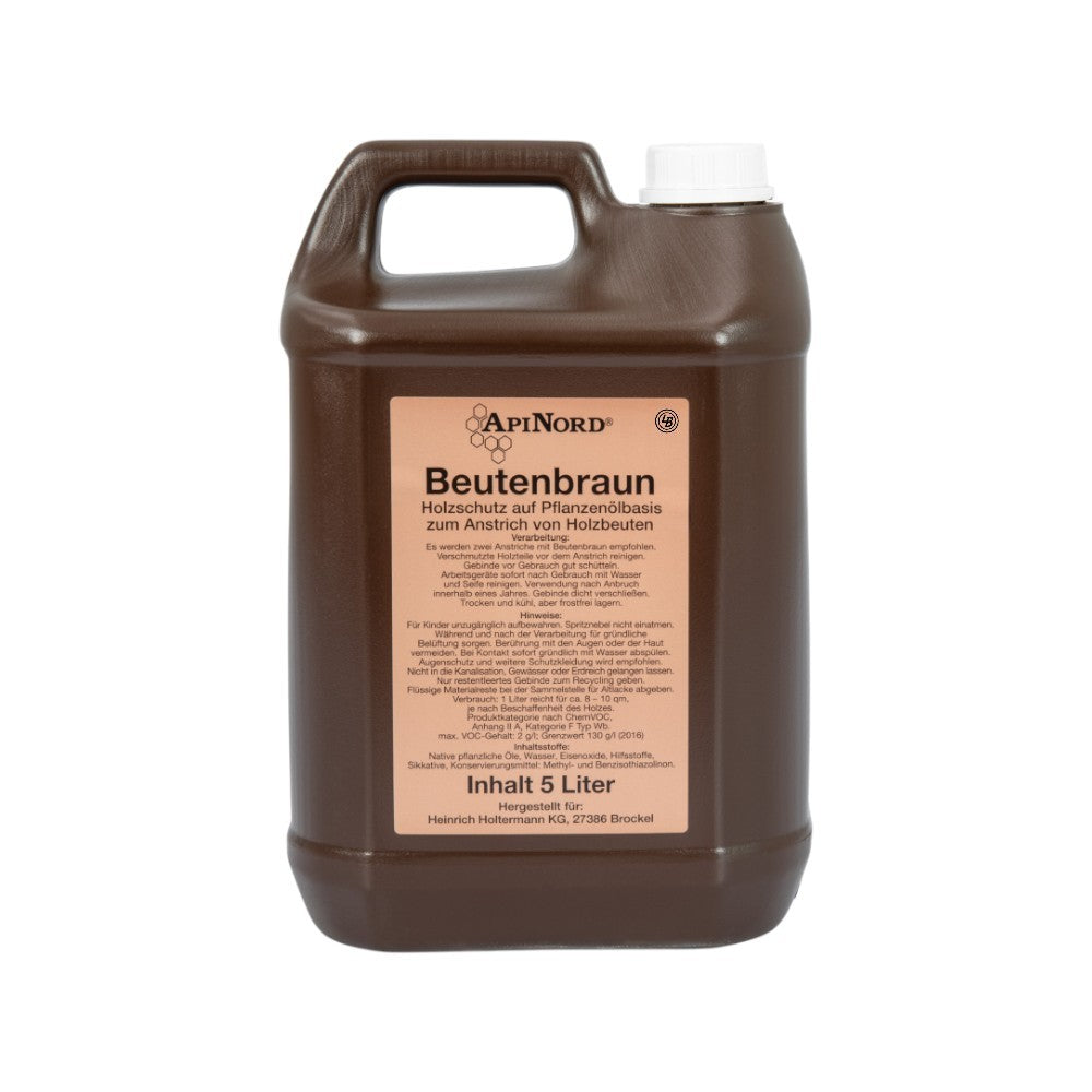 Trälasyr brun oljebaserad, 5 liter