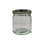 Glas 500g/420ml 2873st/pall med lock 82mm