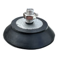 Gummifot 60mm med skruv